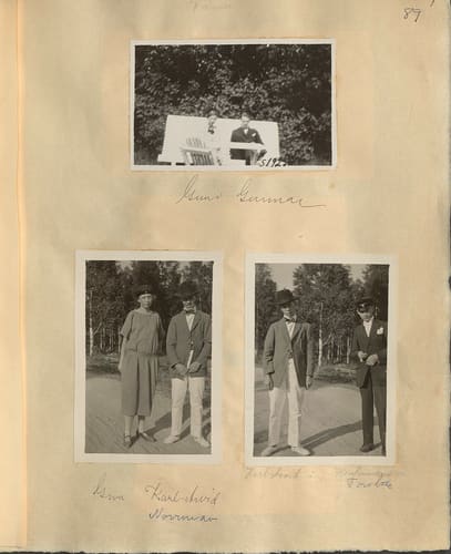 Gunvor f. Borgström Weibels fotoalbum
