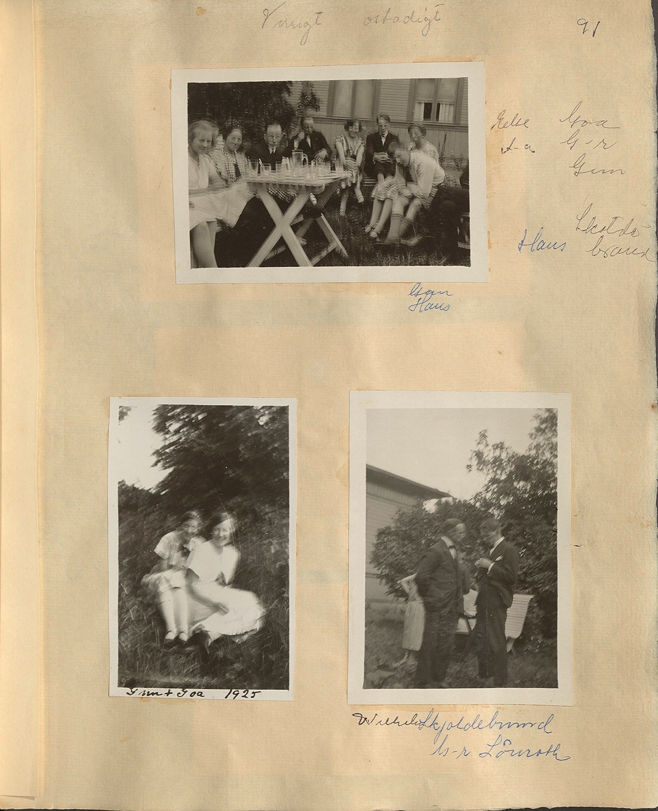 Gunvor f. Borgström Weibels fotoalbum