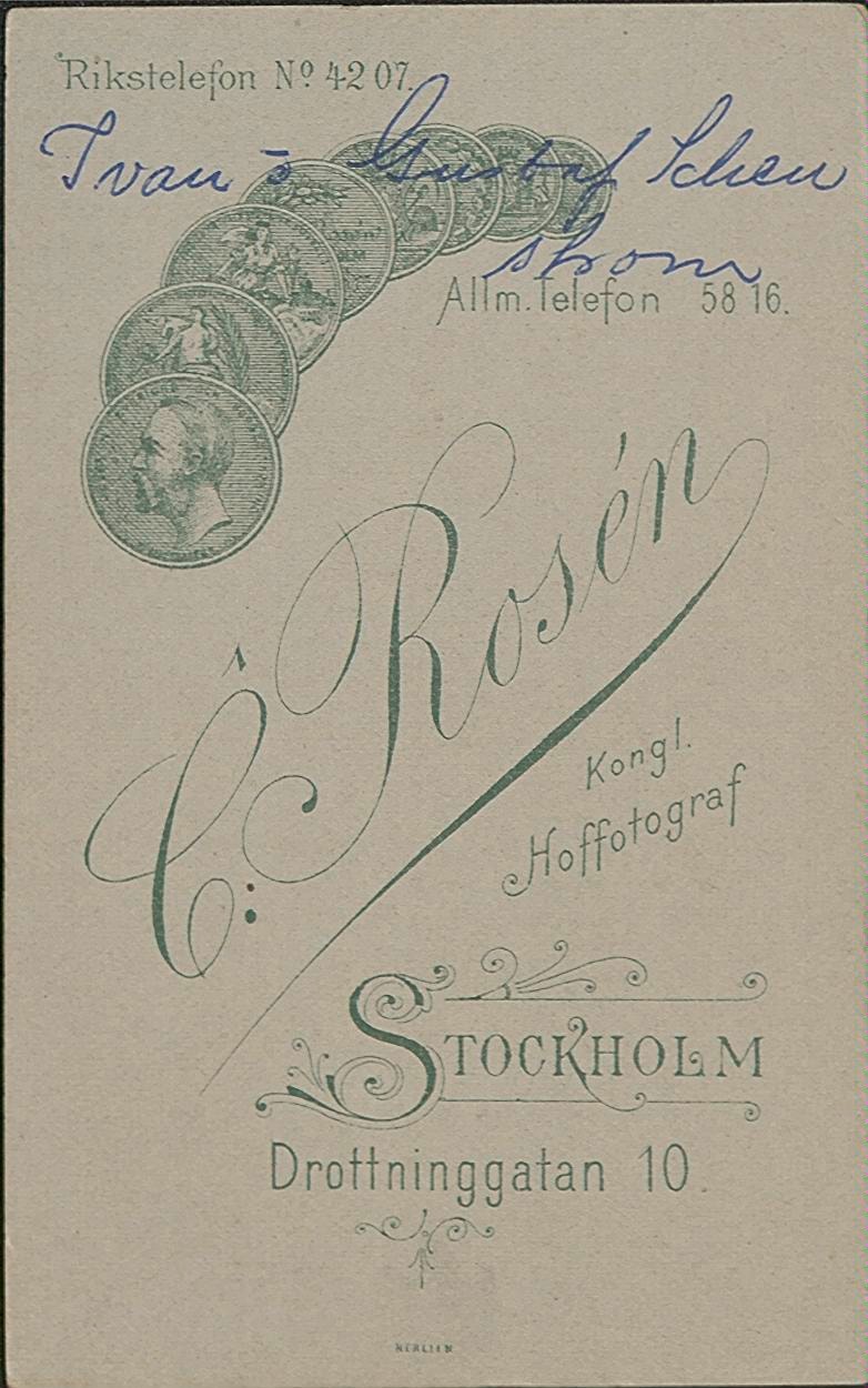 Baksida av Ivan och Gustaf Schenström