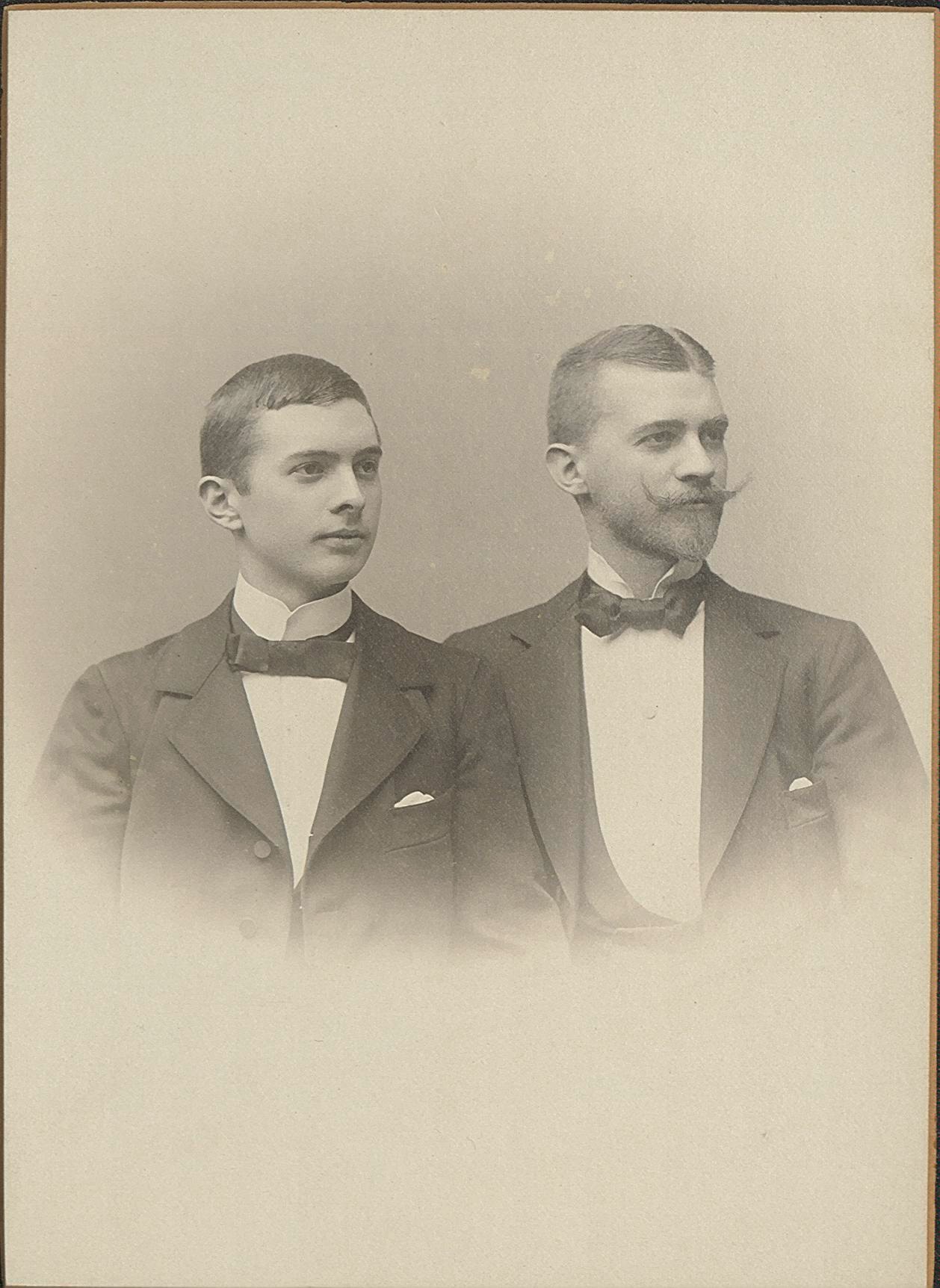Nils Otto Birger Borgström (1879 - 1951) och Nils Herman Ossian Borgström (1875 - 1925)