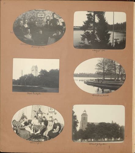 Nils Otto Birger  Borgströms fotoalbum "Kameraskizzer" ca 1901-1904, sid 10