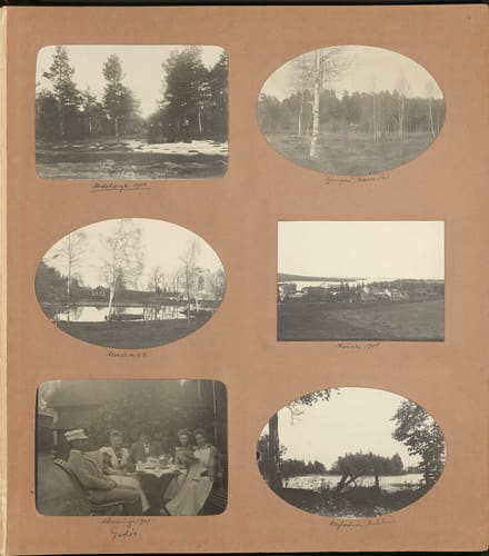 Nils Otto Birger  Borgströms fotoalbum "Kameraskizzer" ca 1901-1904, sid 11