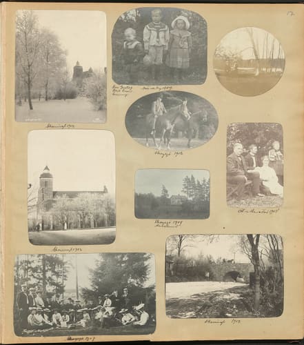 Nils Otto Birger  Borgströms fotoalbum "Kameraskizzer" ca 1901-1904, sid 17