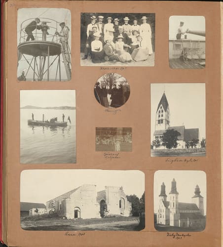 Nils Otto Birger  Borgströms fotoalbum "Kameraskizzer" ca 1901-1904, sid 22