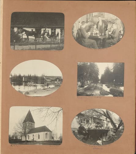 Nils Otto Birger  Borgströms fotoalbum "Kameraskizzer" ca 1901-1904, Sid 3