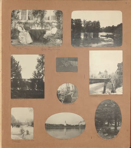 Nils Otto Birger  Borgströms fotoalbum "Kameraskizzer" ca 1901-1904, Sid 7