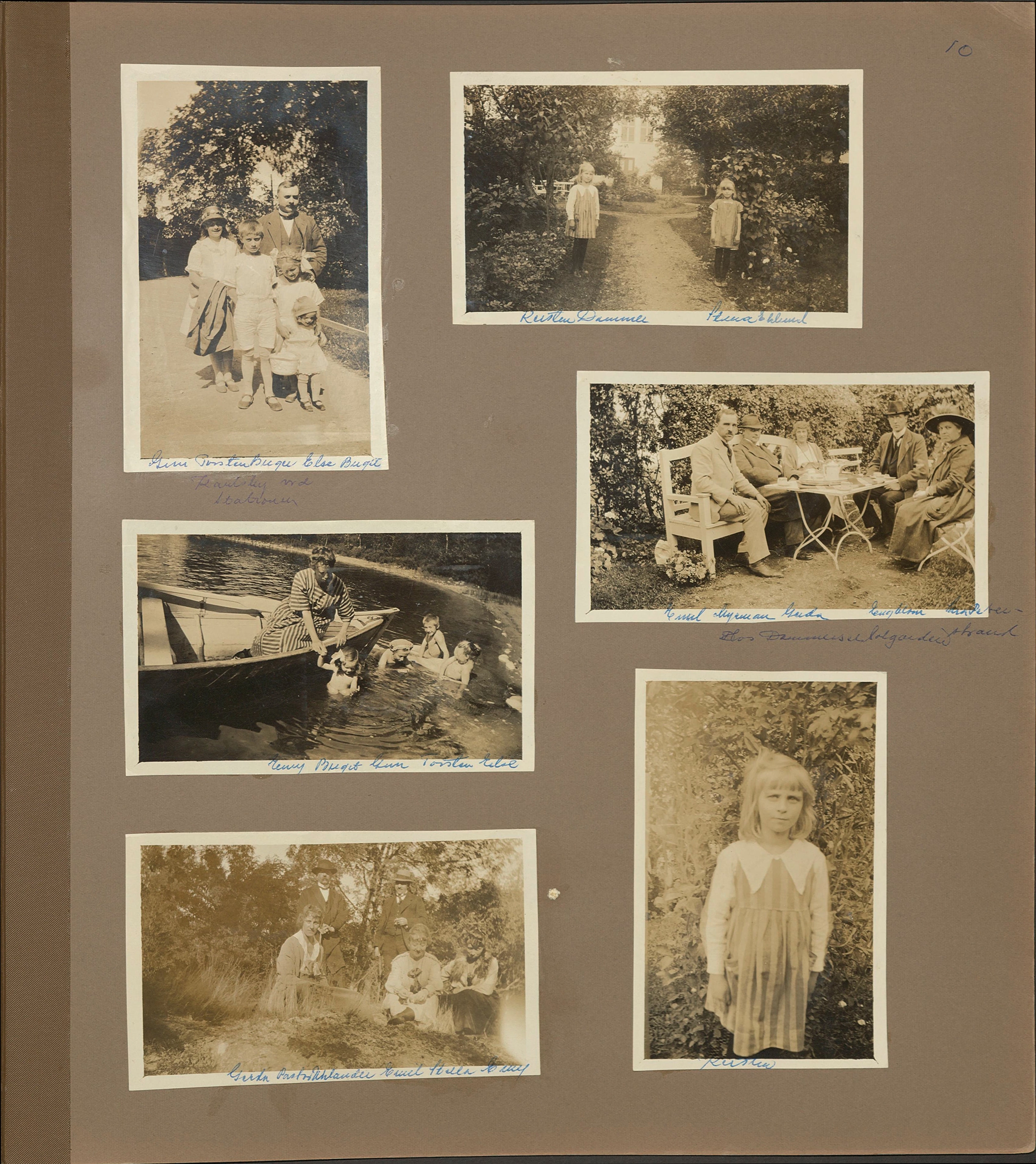 Stort album från Birger Borgström till Gun 1946