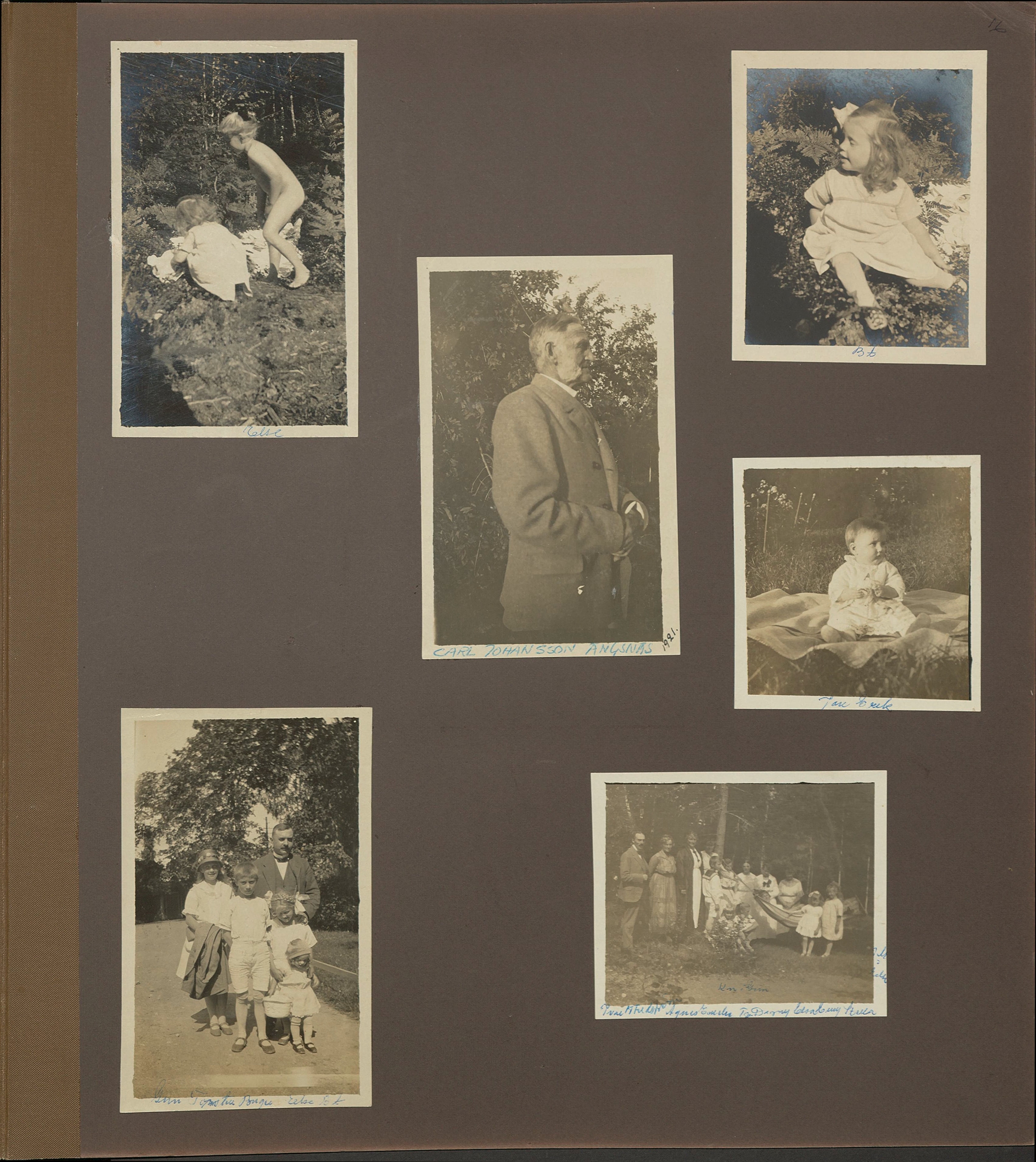 Stort album från Birger Borgström till Gun 1946