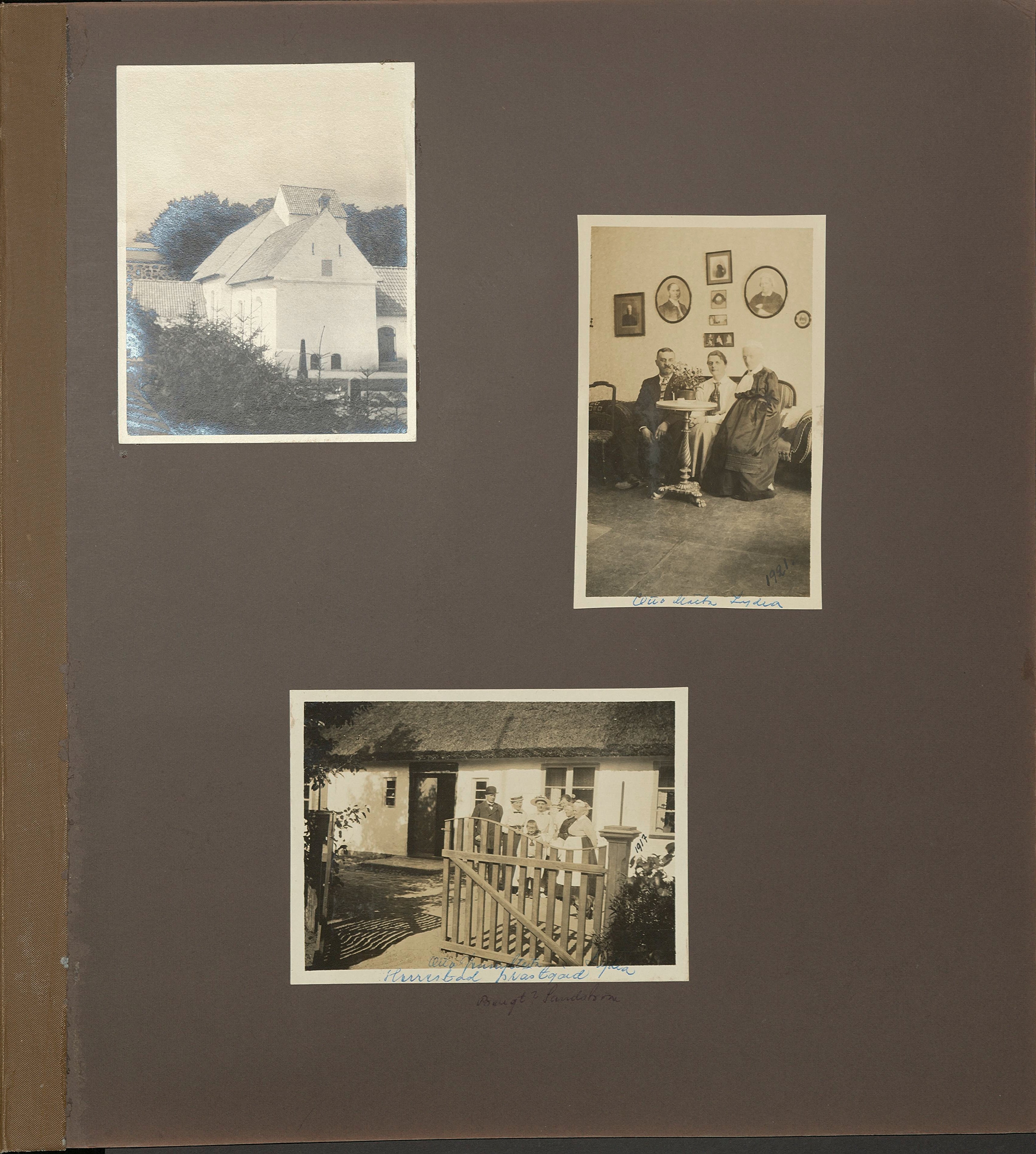 Stort album från Birger Borgström till Gun 1946