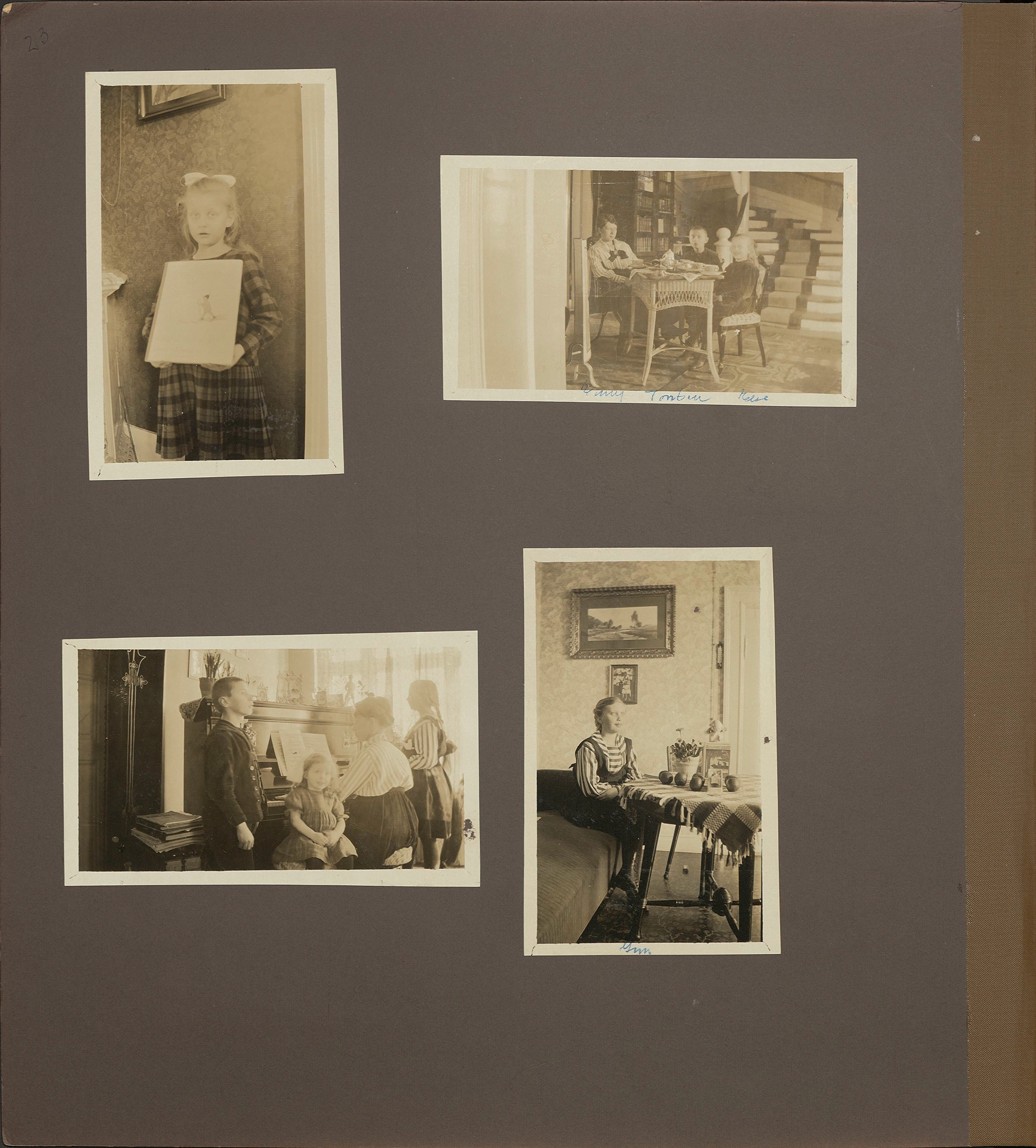 Stort album från Birger Borgström till Gun 1946