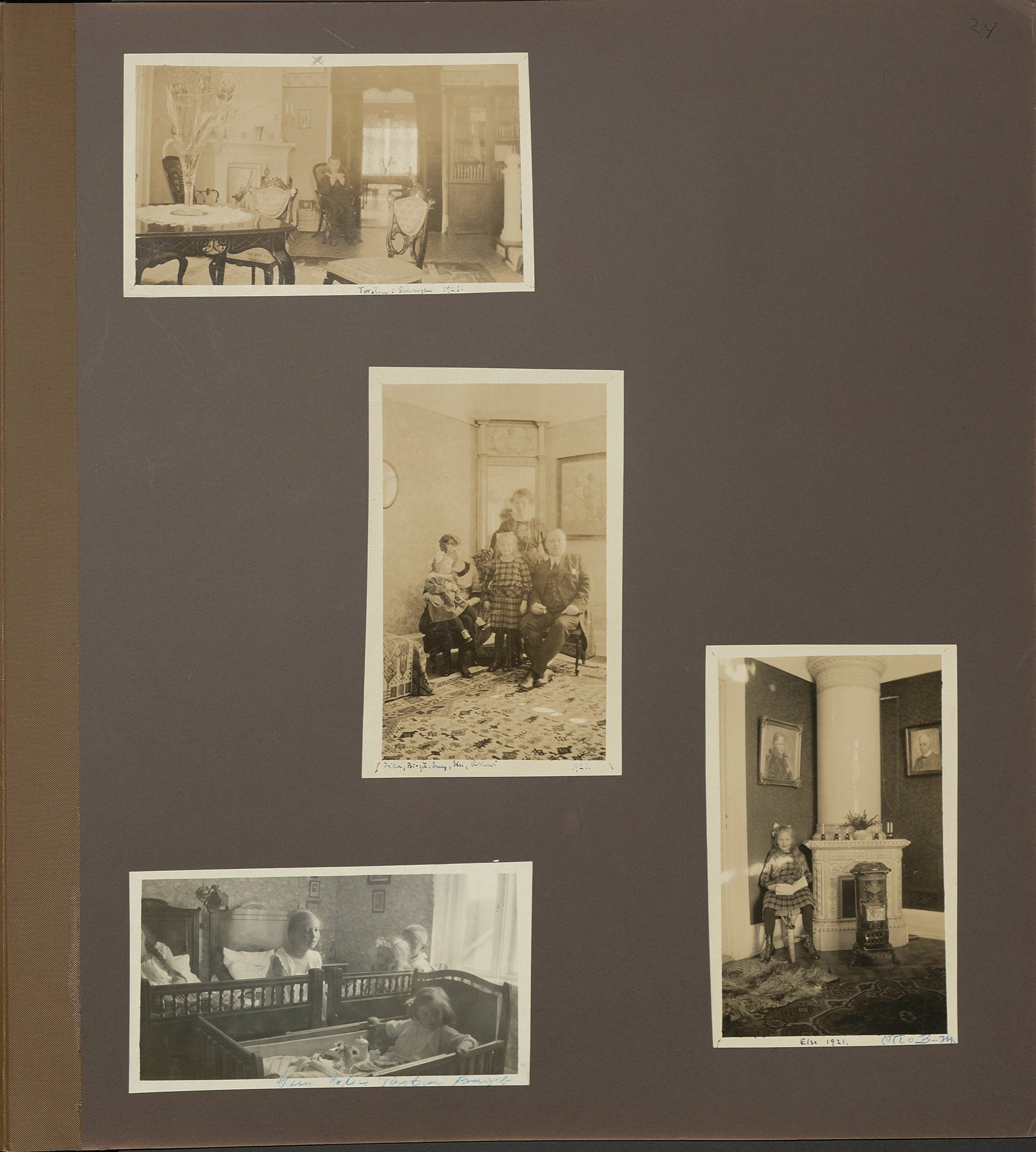 Stort album från Birger Borgström till Gun 1946