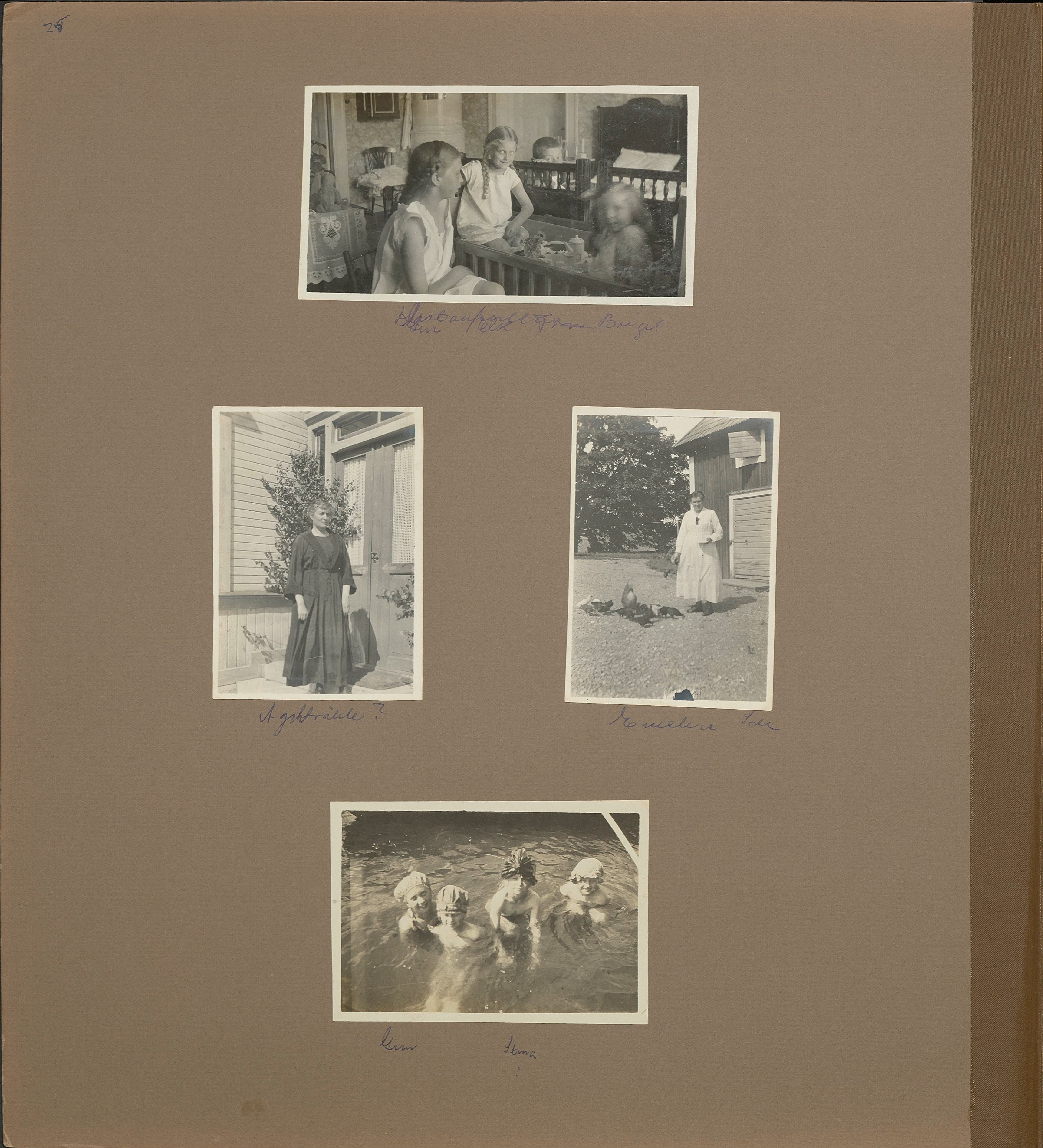 Stort album från Birger Borgström till Gun 1946