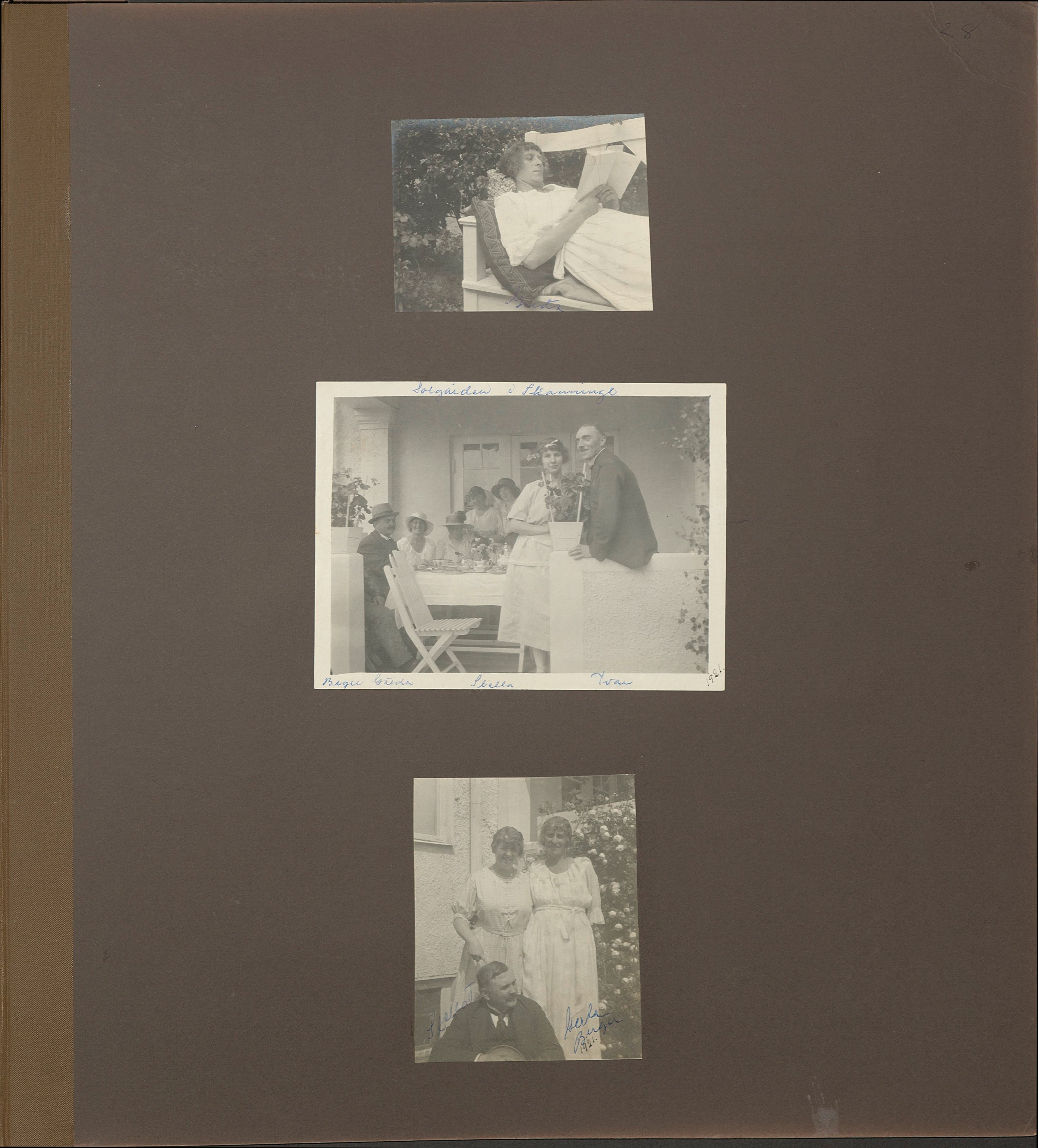 Stort album från Birger Borgström till Gun 1946