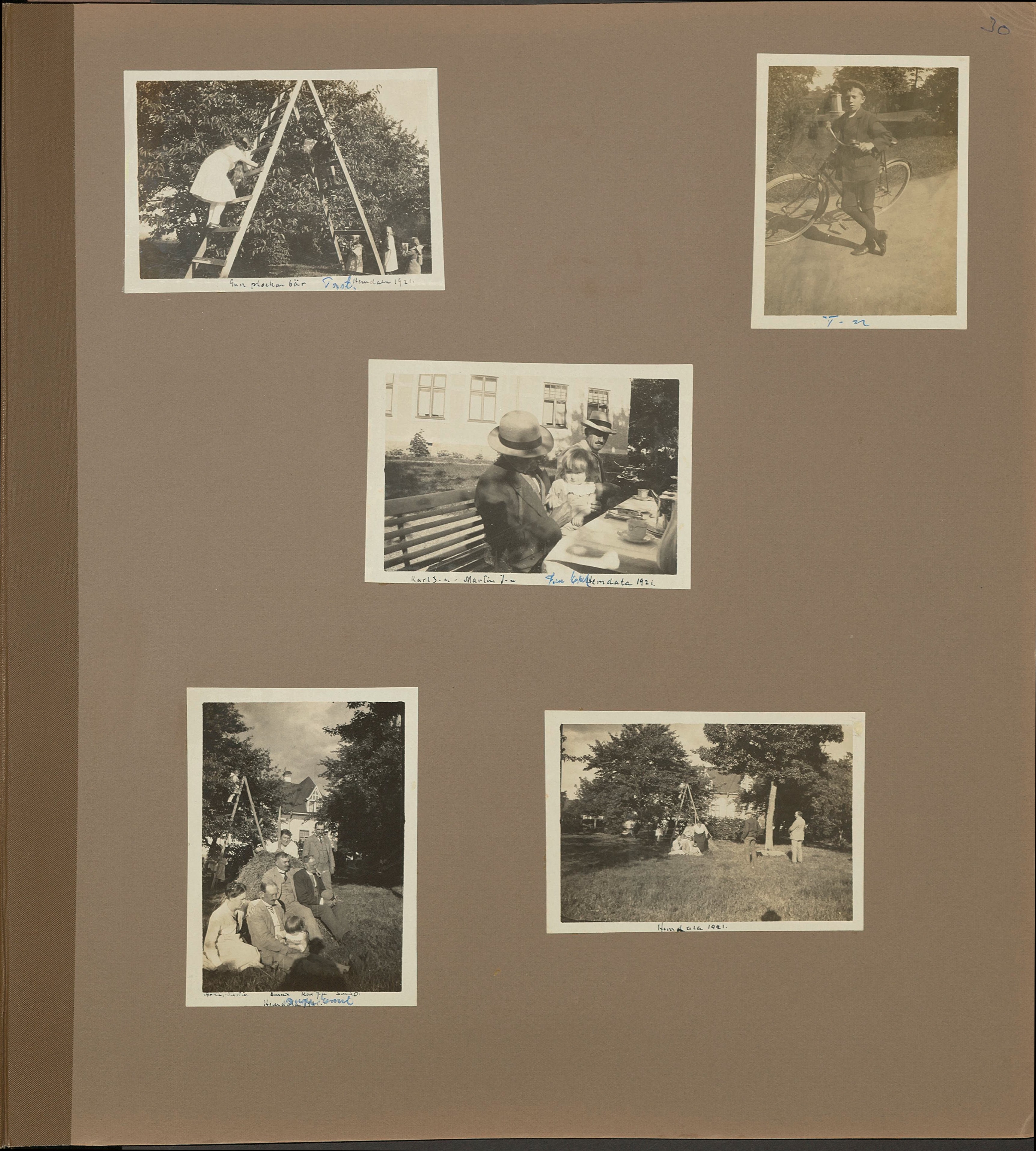 Stort album från Birger Borgström till Gun 1946