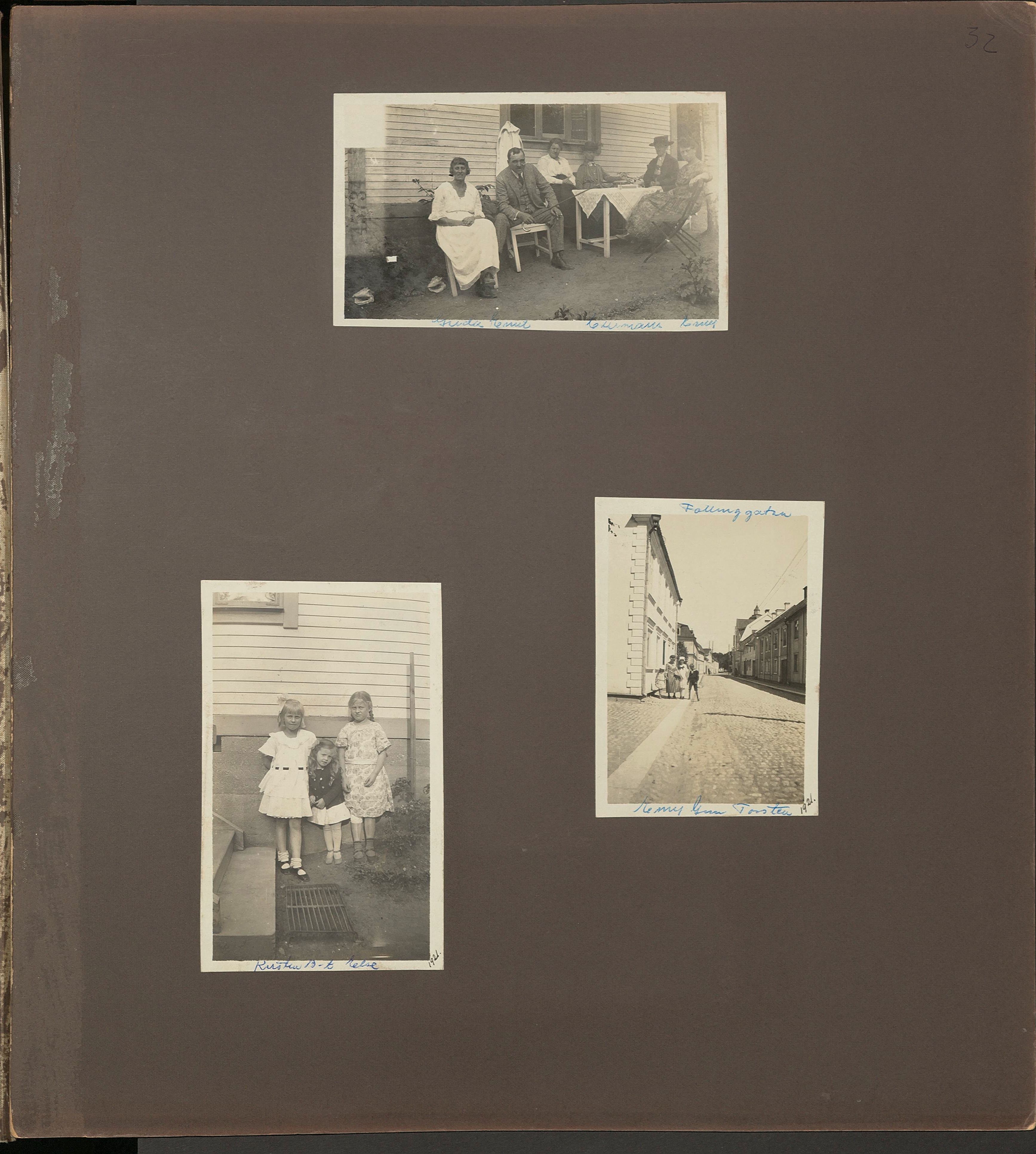 Stort album från Birger Borgström till Gun 1946