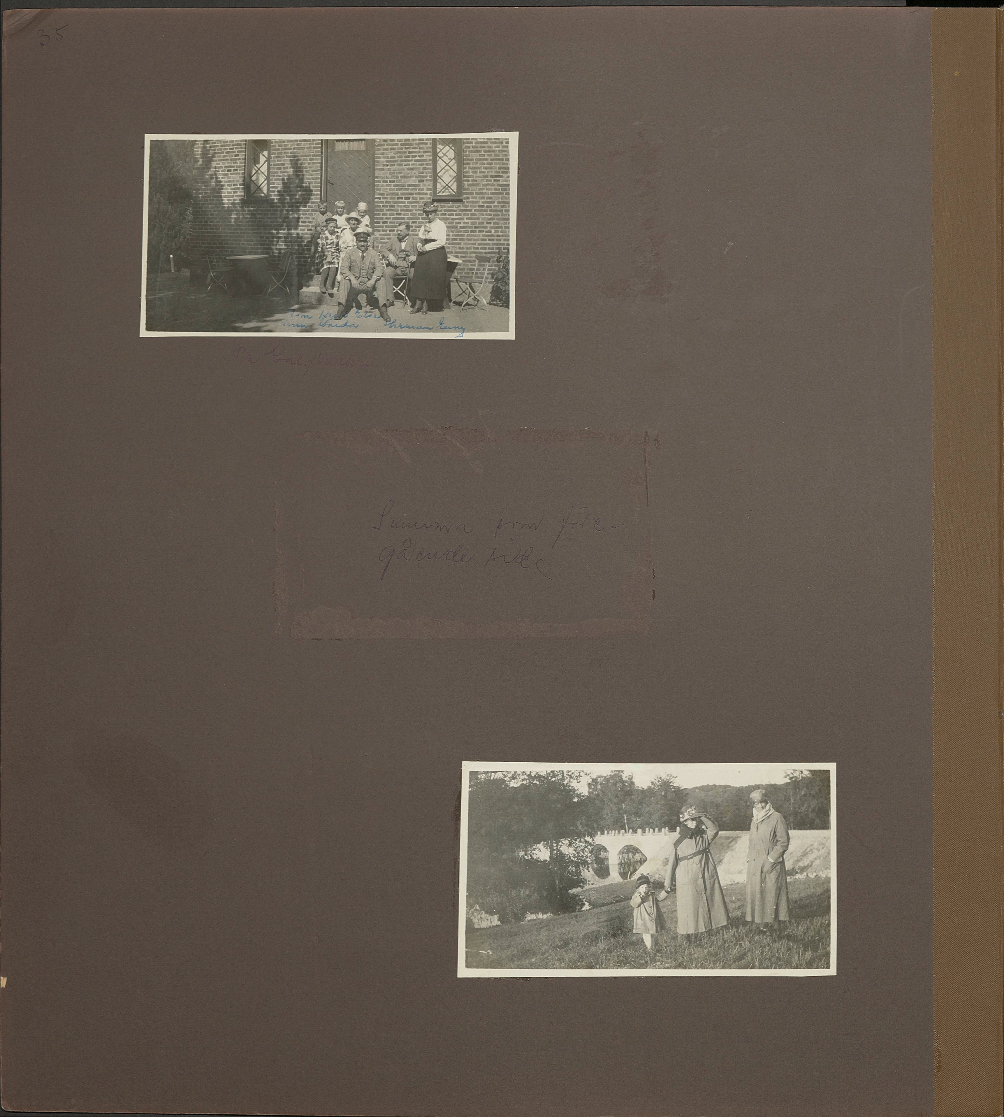 Stort album från Birger Borgström till Gun 1946