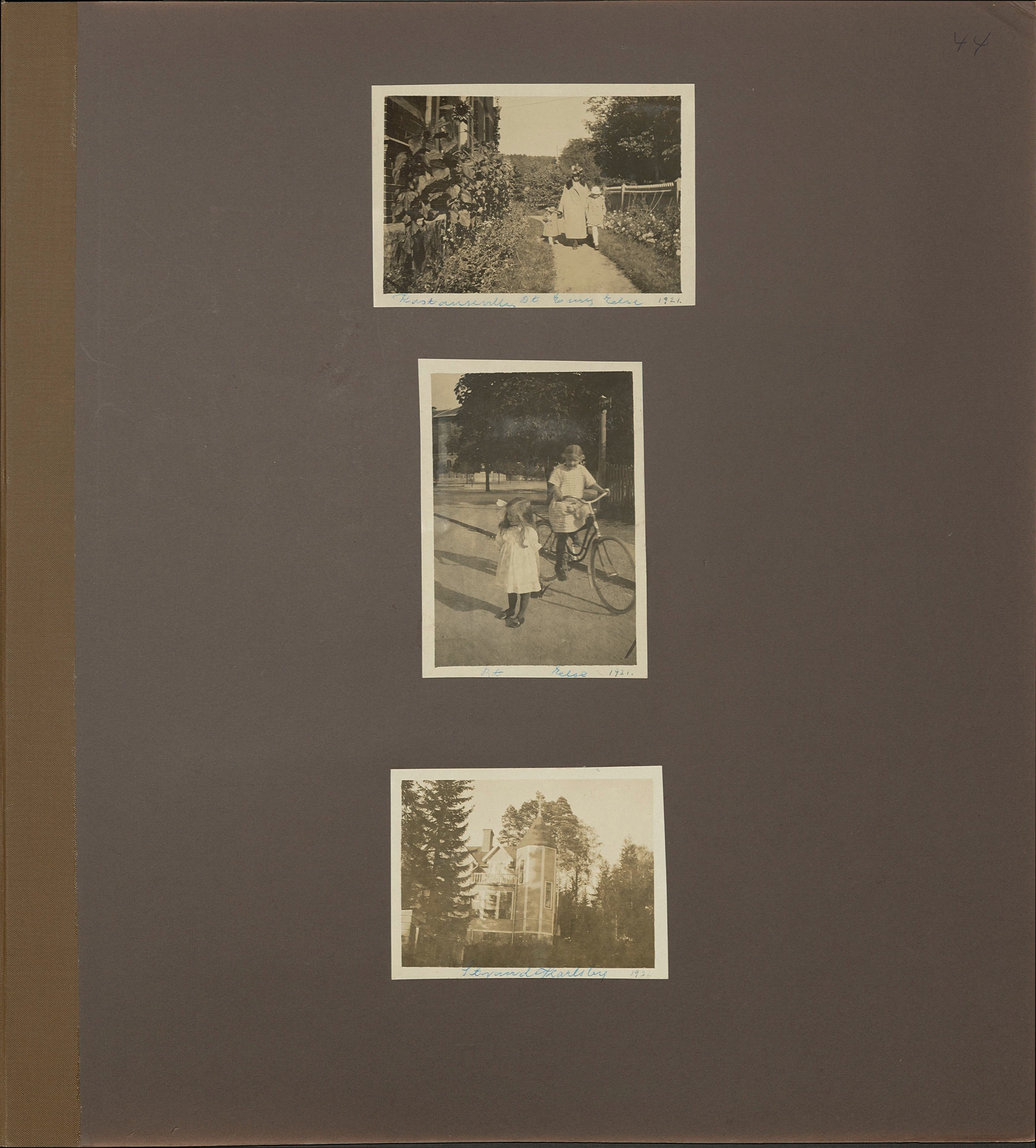 Stort album från Birger Borgström till Gun 1946