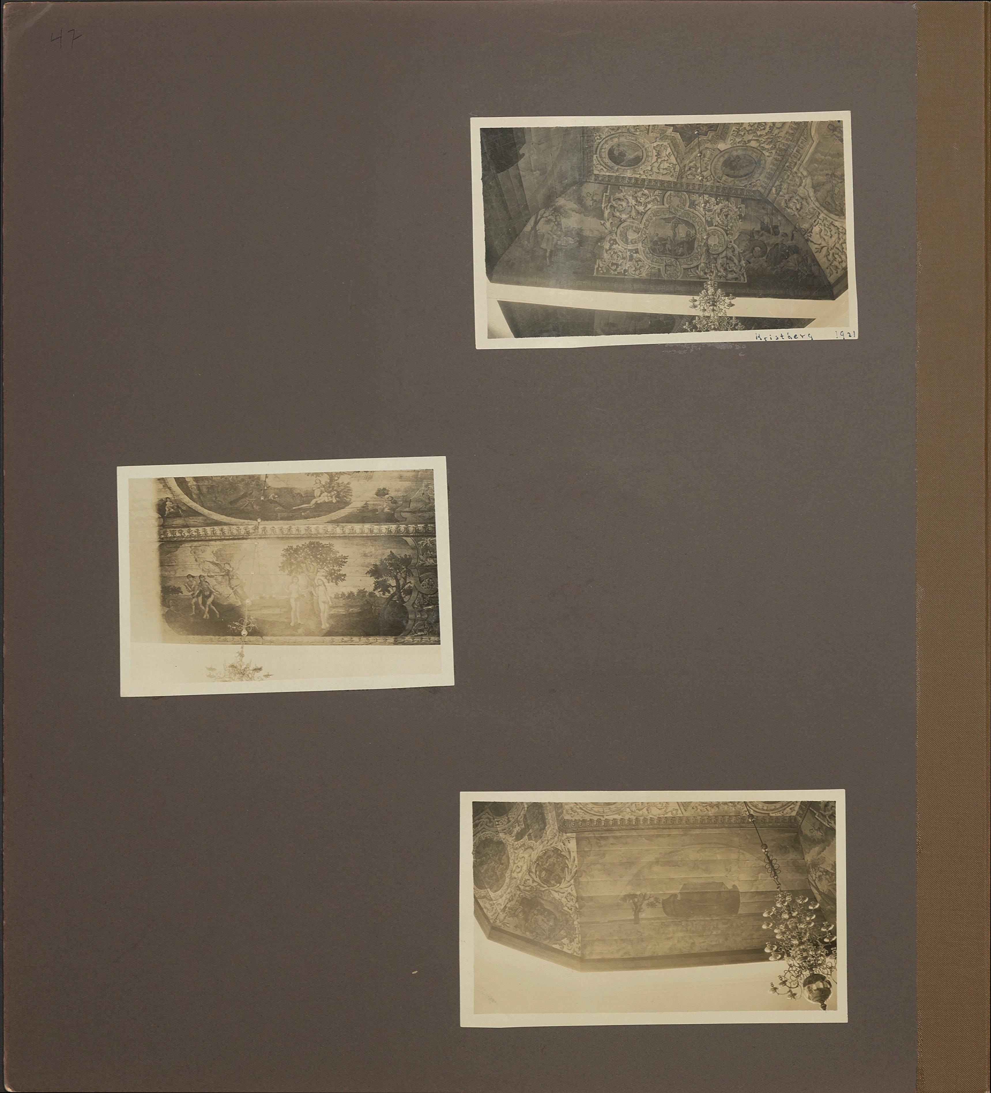 Stort album från Birger Borgström till Gun 1946