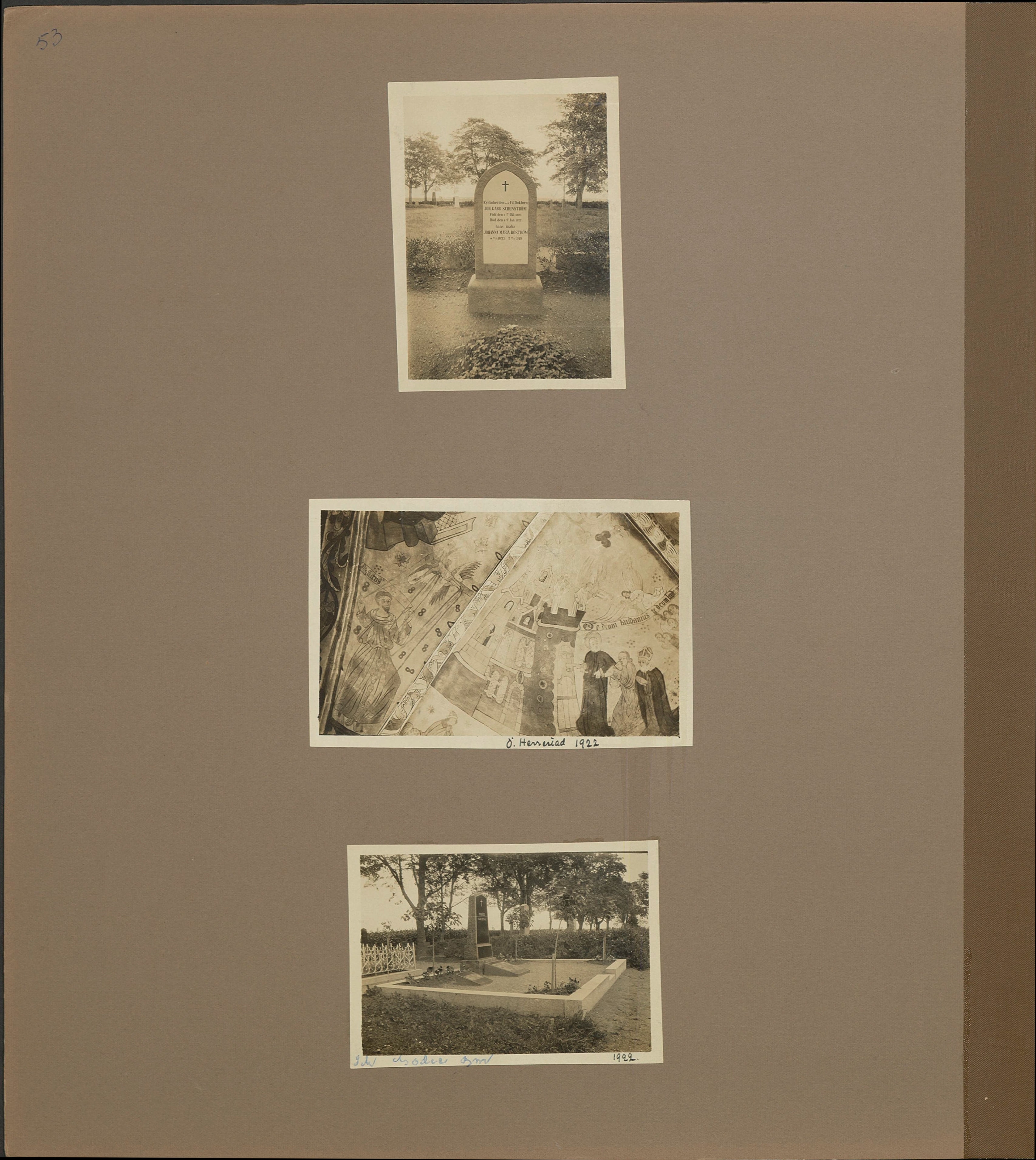 Stort album från Birger Borgström till Gun 1946