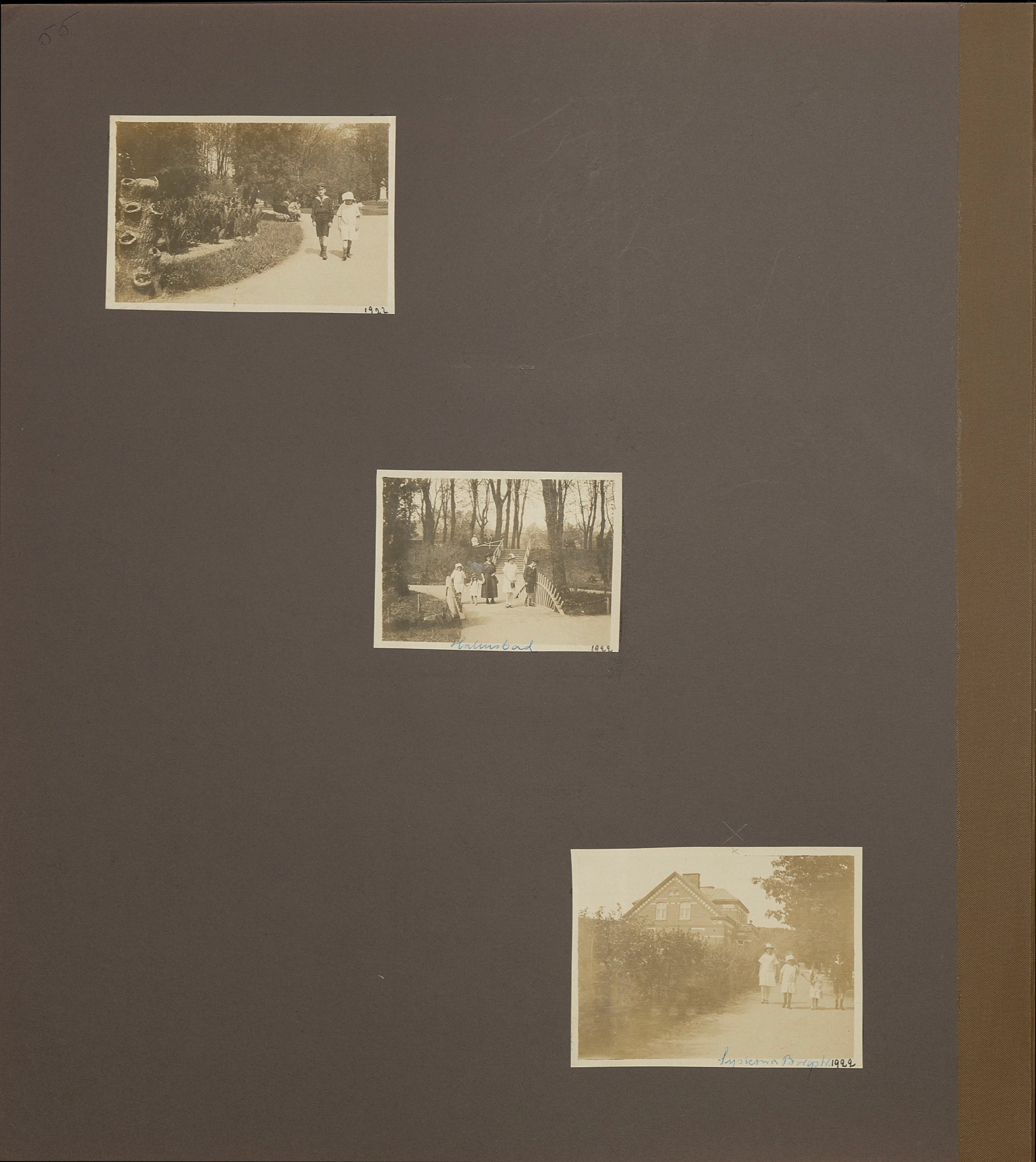 Stort album från Birger Borgström till Gun 1946