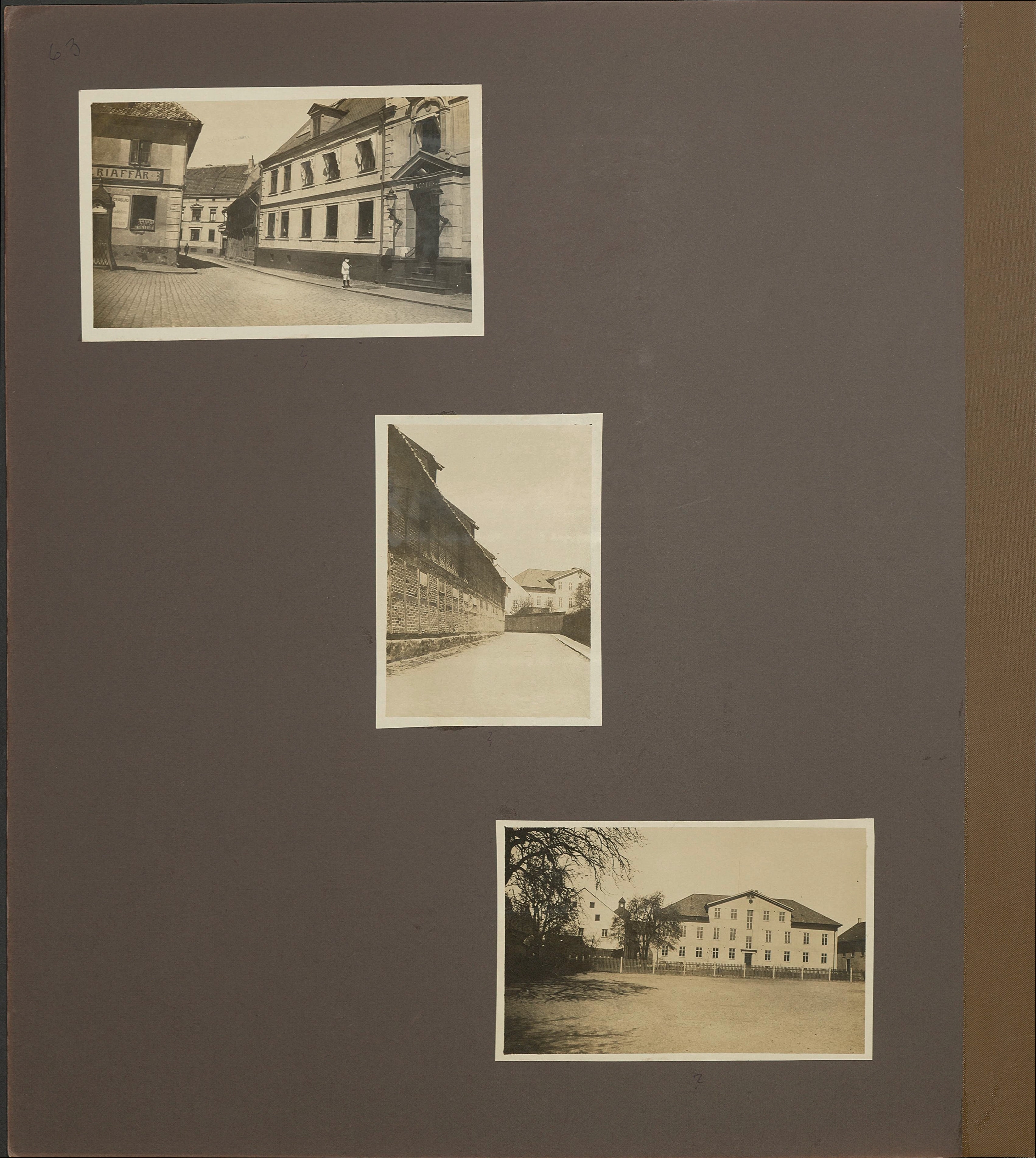 Stort album från Birger Borgström till Gun 1946