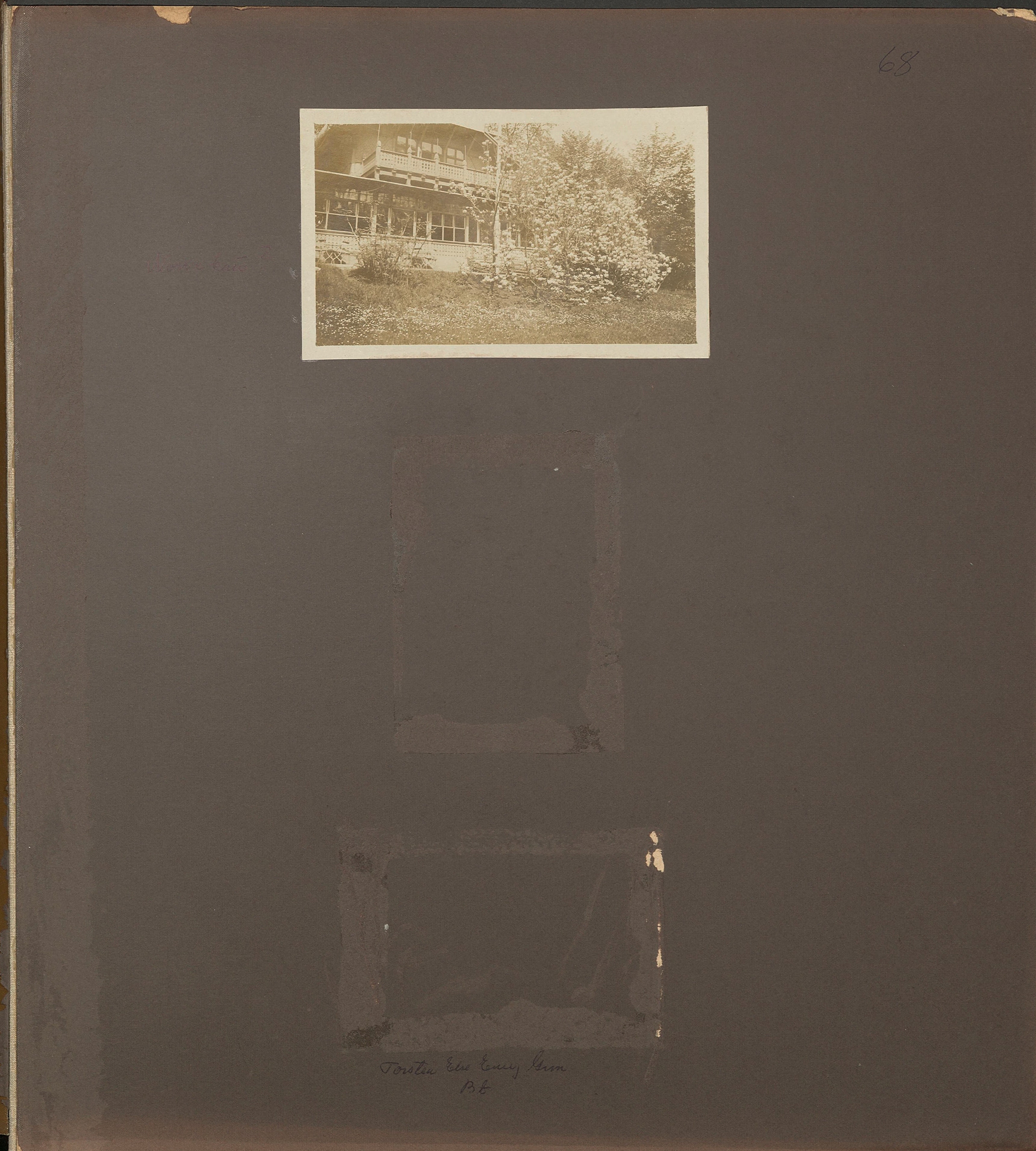 Stort album från Birger Borgström till Gun 1946