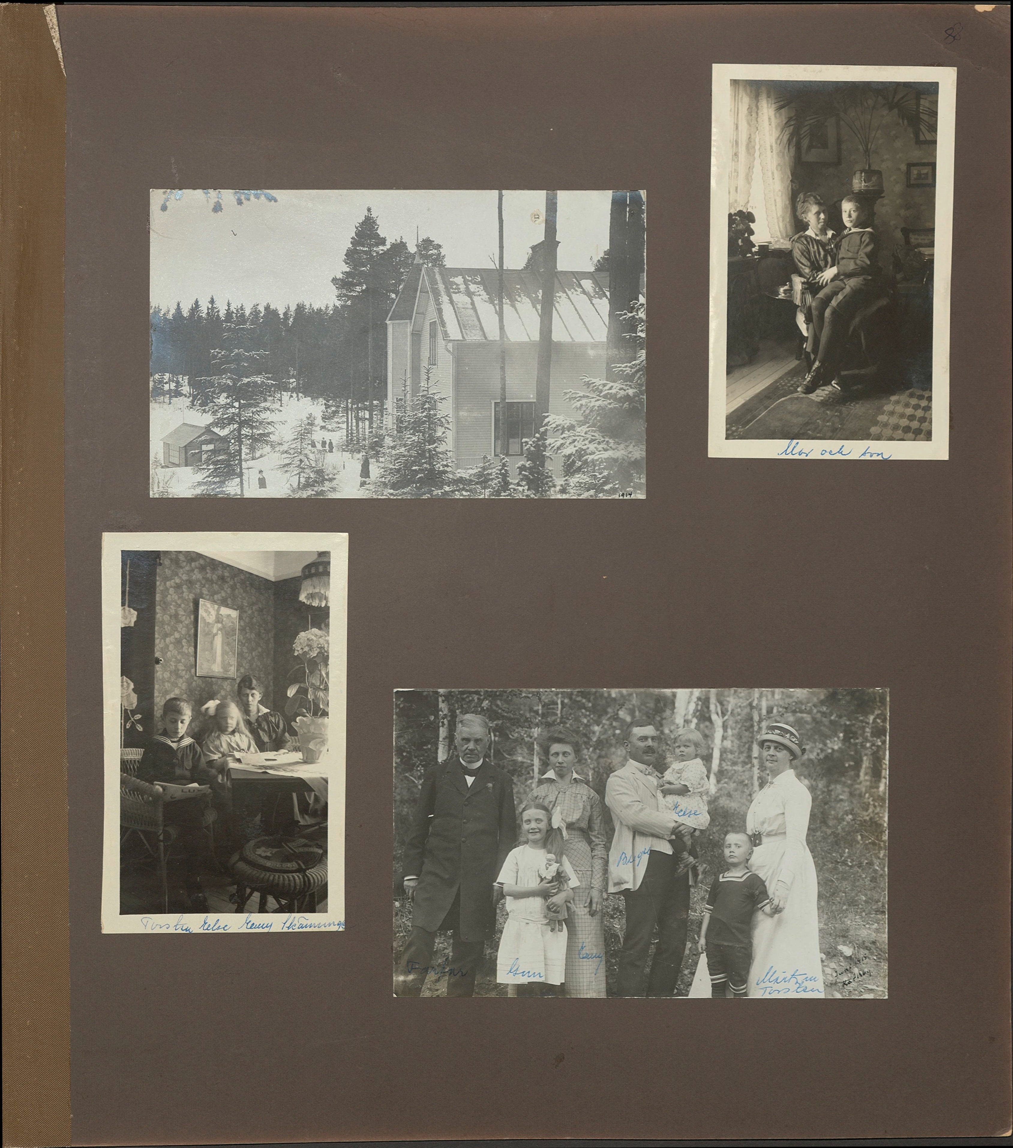 Stort album från Birger Borgström till Gun 1946