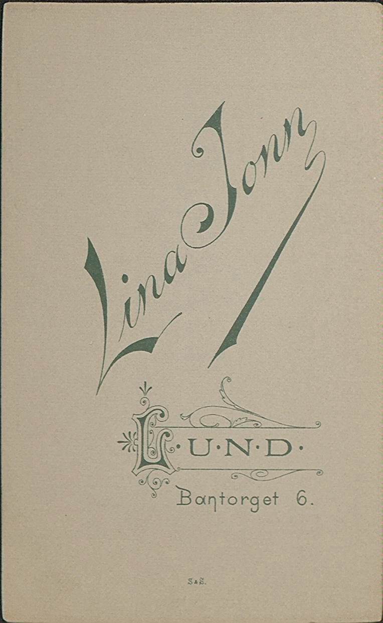 Baksida av Visitkort för identifiering.